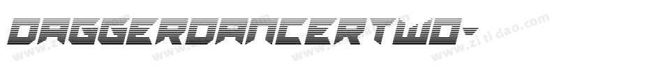 daggerdancertwo字体转换