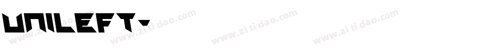Unileft字体转换