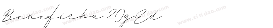 Beneficha-2OgEd字体转换