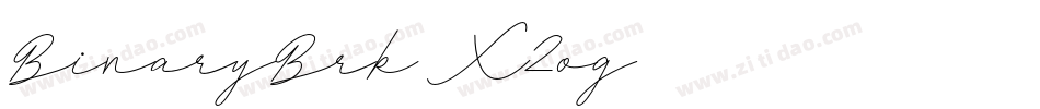 BinaryBrk-X2og字体转换 BinaryBrk-X2og字体转换