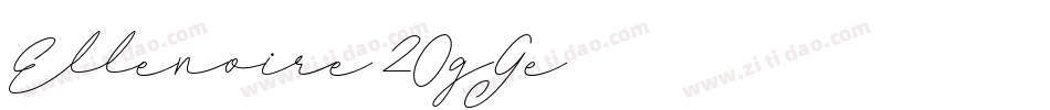 Ellenoire-2OgGe字体转换