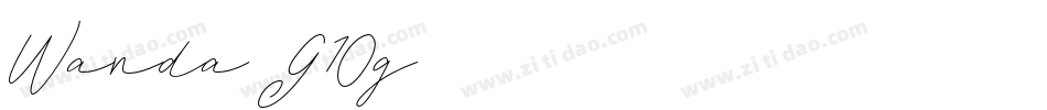 Wanda-G1Og字体转换