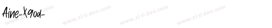 Aine-X9od字体转换
