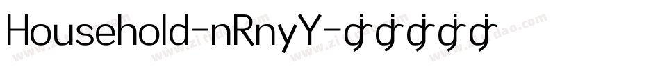 Household-nRnyY字体转换