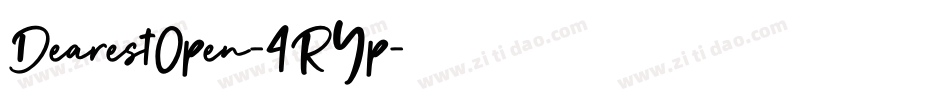 DearestOpen-4RYp字体转换