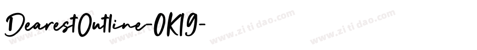 DearestOutline-0K19字体转换