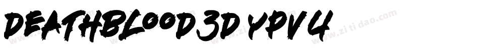 Deathblood3D-YpV4字体转换