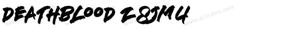Deathblood-z8JM4字体转换