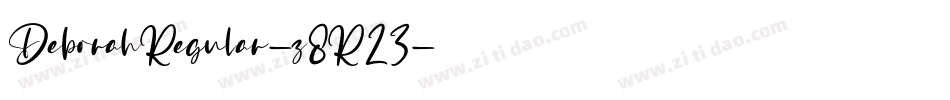 DeborahRegular-z8R23字体转换