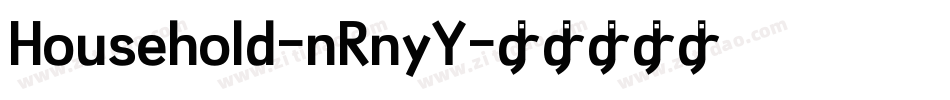 Household-nRnyY字体转换