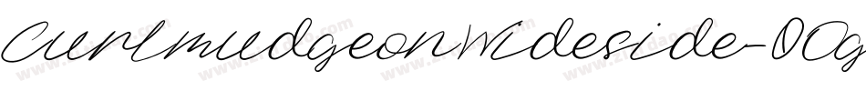 CurlmudgeonWideside-0OgX字体转换 CurlmudgeonWideside-0OgX字体转换