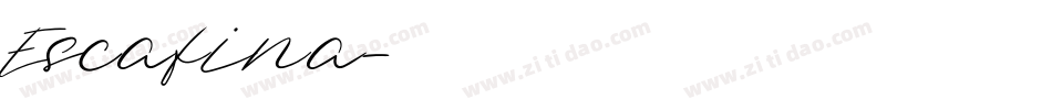 Escafina字体转换