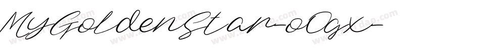 MyGoldenStar-oOgx字体转换