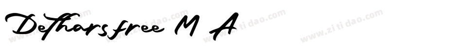 Detharsfree-8M47A字体转换