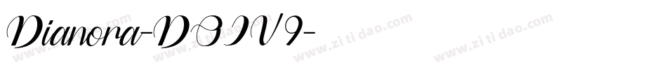 Dianora-DOJV9字体转换