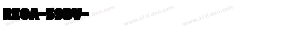 ReoA-59dv字体转换 ReoA-59dv字体转换