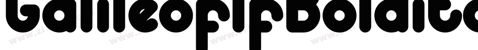 GalileoflfBolditalic-PK3Z字体转换