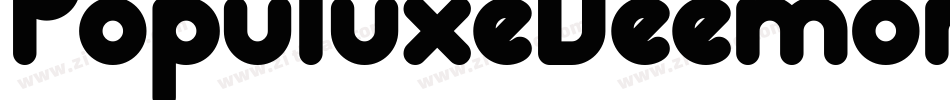 PopuluxeDeemonds-e936字体转换