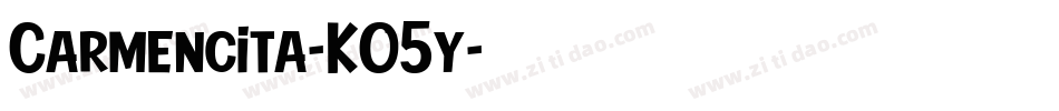 Carmencita-KO5y字体转换
