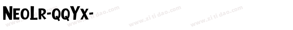 NeoLr-qqYx字体转换