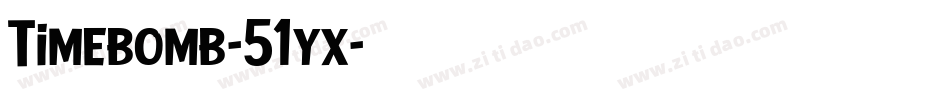 Timebomb-51yx字体转换