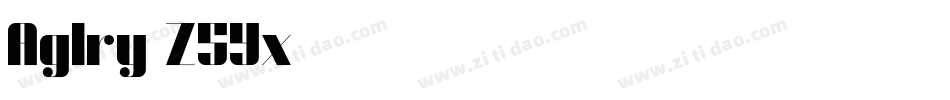 Aglry-Z5Yx字体转换