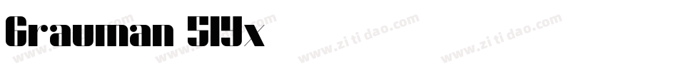 Grauman-51Yx字体转换
