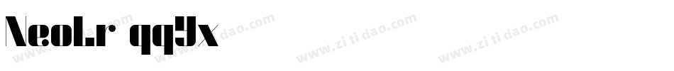 NeoLr-qqYx字体转换