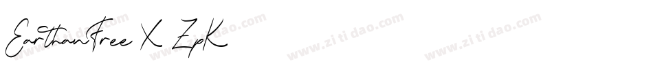 EarthanFree-X3ZpK字体转换