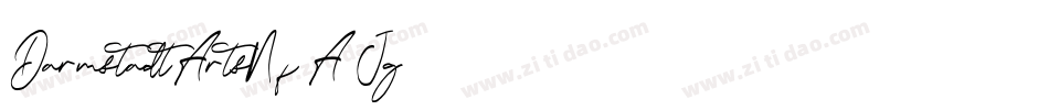 DarmstadtArtsNf-A4Jg字体转换