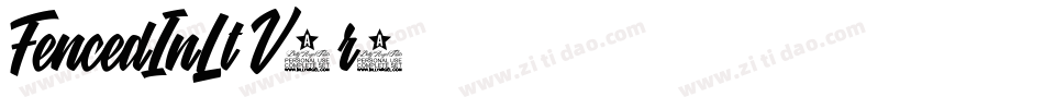 FencedInLt-V4r0字体转换
