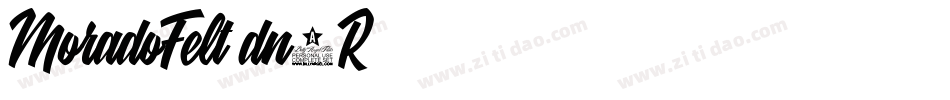 MoradoFelt-dn4R字体转换