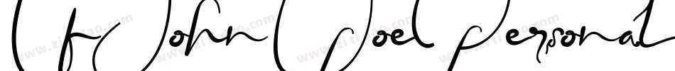 CfJohnDoePersonalUseRegular-VJme字体转换