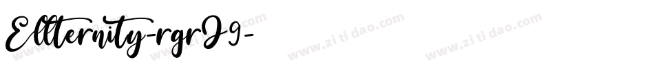 Ellternity-rgrJ9字体转换