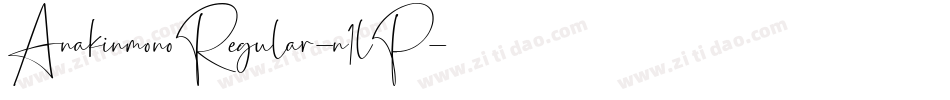 AnakinmonoRegular-n1lP字体转换