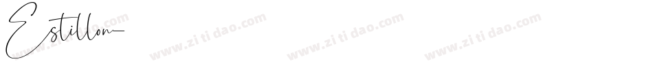 Estillon字体转换