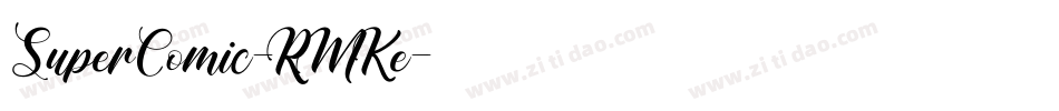 SuperComic-RMKe字体转换