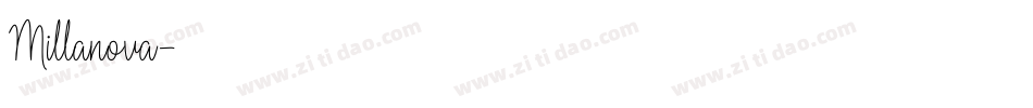 Millanova字体转换