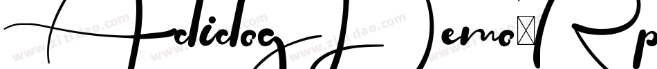 AdidogDemo-RpqMo字体转换