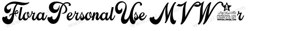 FloraPersonalUse-MVW7r字体转换