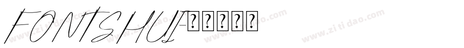 FONTSHUI字体转换