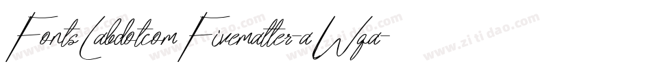 FontsLabdotcomFivematter-aWqa字体转换
