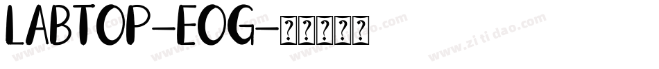 Labtop-EOg字体转换