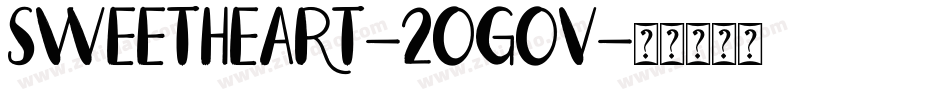 Sweetheart-2OgOv字体转换