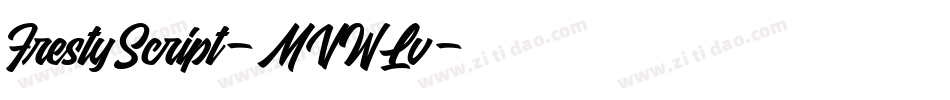 FrestyScript-MVWLv字体转换