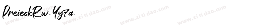 DreieckRw-Yy7a字体转换