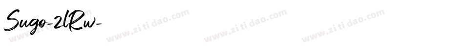 Sugo-2lRw字体转换