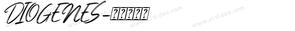 DIOGENES字体转换