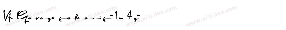 VtcGaragesaleaxis-1m4g字体转换 VtcGaragesaleaxis-1m4g字体转换