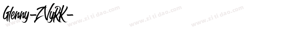 Glenny-ZVyRK字体转换